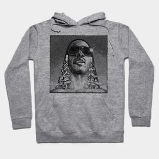 Stevie Wonder Pencil Art Hoodie